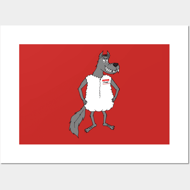 Wolf in Sheep's Clothing Wall Art by bethcentral